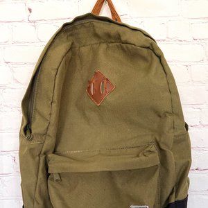 Herschel Canvas Backpack - Olive Green